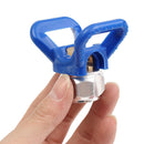 High Pressure Airless Paint Spray Gun Flat Tip Nozzle for Sprayer (Blue) Newly