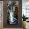 5D DIY Full Round Drill Diamond Painting Waterfall Embroidery Cross-stitch Ar
