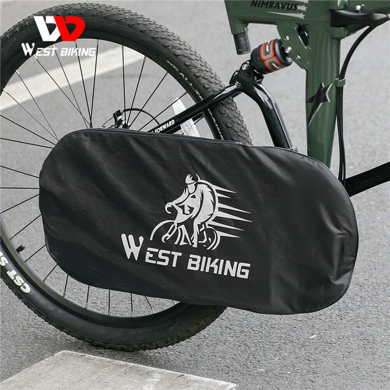 Bike Crankset Cover Polyester Bike Chain Cover Waterproof Outdoor Bicycle Cover