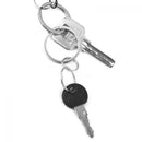 50PCS 15mm Clasps Tool Pocket Stainless Steel Loop Hoop Split Key Ring KeyChain