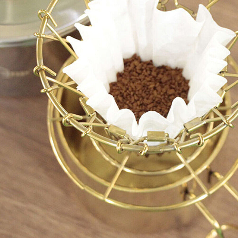 Folding Coffee Hand Drip Dispenser Coffee Making Filter Paper Holder Stand Ra