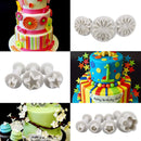 Plastic Flower Fondant Baking Mould Cookies Mold Cake Icing Plunger Decor Too