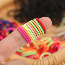 Thin Small Ponytail Hair Holder Rubber Bands Mini Hair Ropes Kids Hair Ties