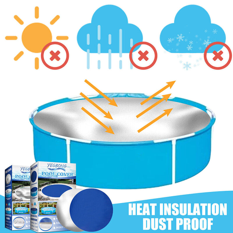 Swimming Pool Covers Summer Heat Insulation Film Dust Blanket (10FT-300cm) Newly