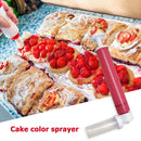 Manual Cake Coloring Duster Kitchen Pastry Baking Airbrush Spray Tube Tool Newly