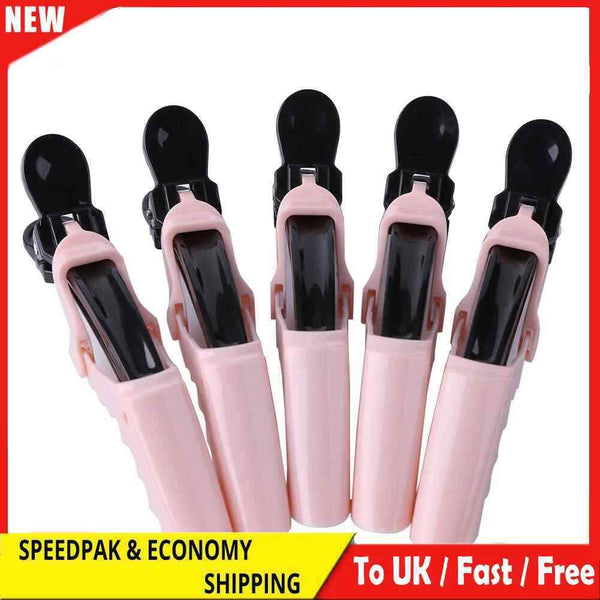 5pcs Crocodile Hair Sectioning Clips Clamps Salon Barber Hairstyle Grip Barrette