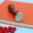 Copper Head Wax Sealing Stamp DIY Envelope Card Decor Seal with Handle(F002