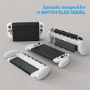 JYS-NS217 for Switch OLED Game Console Hand Grip with Card Storage (White) Newly