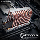 M.2 Solid State Drive Heat Pipe Radiator Hard Disk Cooling Vest for 2280 NVME