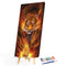 Flame Animal Oil Paint By Numbers Kits Canvas Picture DIY Wall Art Craft Sets