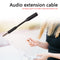 1pc 3.5 mm Jack Male to Female Stereo AUX Extension Cable for Headphones Newly