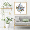 Winter Maple Leaf Frameless Picture Oil Paint By Numbers Hand Painted Picture