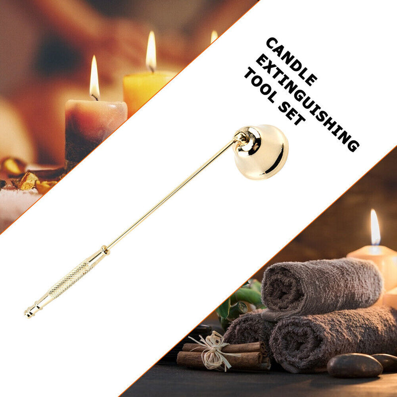 21cm Stainless Steel Wick Snuffer Solid Color Household Candle Wick Extinguisher