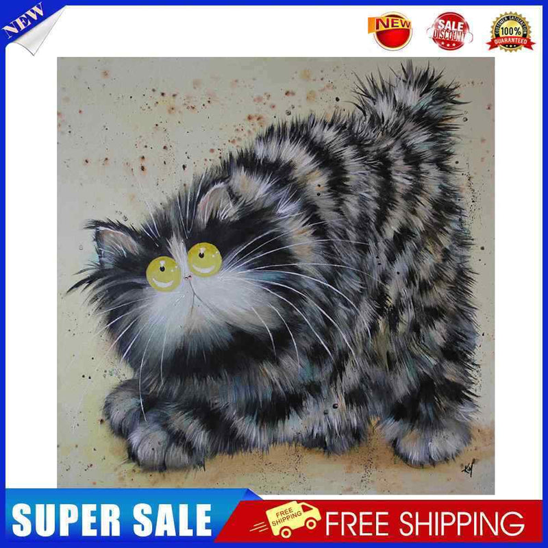 #A DIY Diamond Painting Kits Persian Cat Full Round Drill Wall Home Decoration