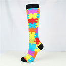 Yoga Marathon Running Compression Socks Sports Socks Knee High Varicose Veins