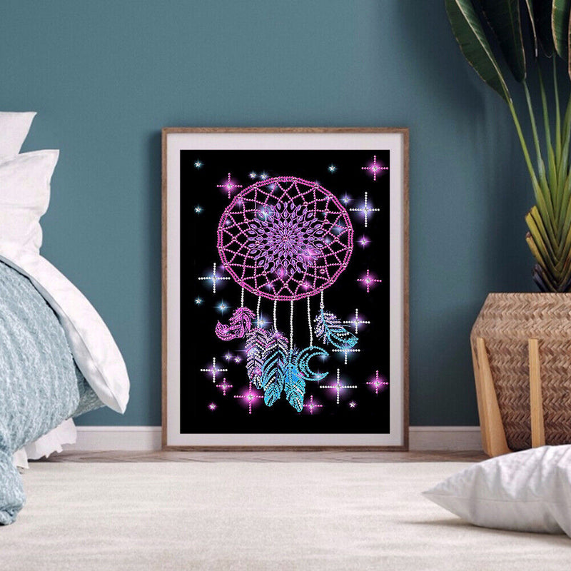 5D DIY Dreamcat Partial Special Shape Diamond Painting Art Drawing MX123 Newly