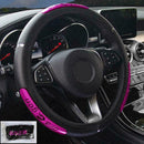Foam Steering Wheel Cover/Glove Soft/Padded Car/Van Universal+ co PU Select F4L7
