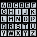 Decorative Layering Stencils Scrapbooking Alphabet Number  Embossing Template