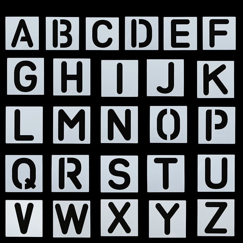 Decorative Layering Stencils Scrapbooking Alphabet Number  Embossing Template