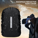 Waterproof Backpack Rain Cover Antislip Cross Buckle Strap (Black M) Newly