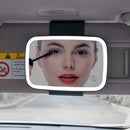 LED Light Car Sun Visor Vanity Mirror Sun-shading Cosmetic Automobile