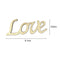 occitop wood love script word sign ornaments rustic wall tattoo for scrapbook
