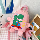 #A Cute Cartoon Dinosaur Baby Backpacks Kindergarten Schoolbag Children Boys