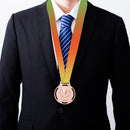Torch Medal Souvenir Zinc Alloy Sport Competition Prize with Strap (Copper)
