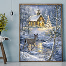 5D Diamond Painting Kit Deer Full Square Drill Rhinestone DIY Wall Art Crafts