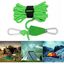 4mm 4m Rope Fastener Reflective Awning Wind Rope Fastener Adjustable for Camping