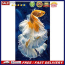 Quiet Goldfish Needlework 11CT Art Stamp Canvas DIY Wall Decor Cross Stitch K