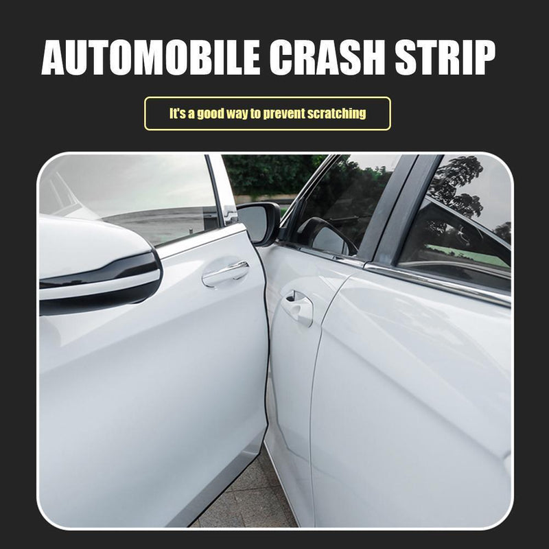 5m Car Door Anti Collision Strip with Steel Disc Scratch Protector (Black)