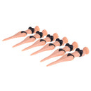 6pc/Set Plastic Bikini Lady Golf Tees Castle Tee Height Control 78mm Black Newly