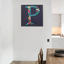 5D DIY Embroidery Letter Partial Special Shape Diamond Painting Home Decorati