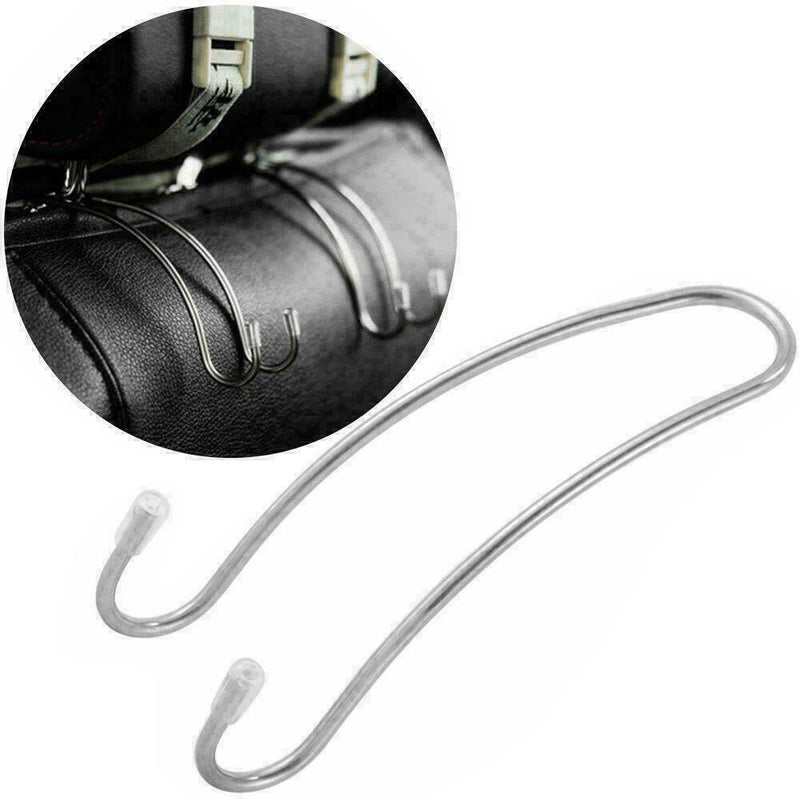 Universal Steel Hook Car Headrest Seat Hanger Organizer K5A1 Bag T1Y5 M5A1