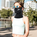 Summer Ice Silk Bicycle Bandana Face Tube Cycling Sunscreen Scarf (Black)