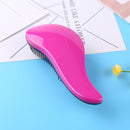 Hair Comb Detangle Hairbrush Massage Brush Curly Styling Tool (Purple Red) Newly