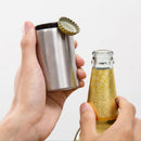 Automatic Stainless Steel Beer Cap Bottle Opener Magnetic Opener Kitchen Gadget