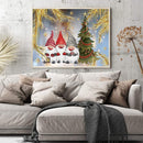 Christmas Gnome Oil Paint By Number Kits Canvas Drawing DIY Home Decoration