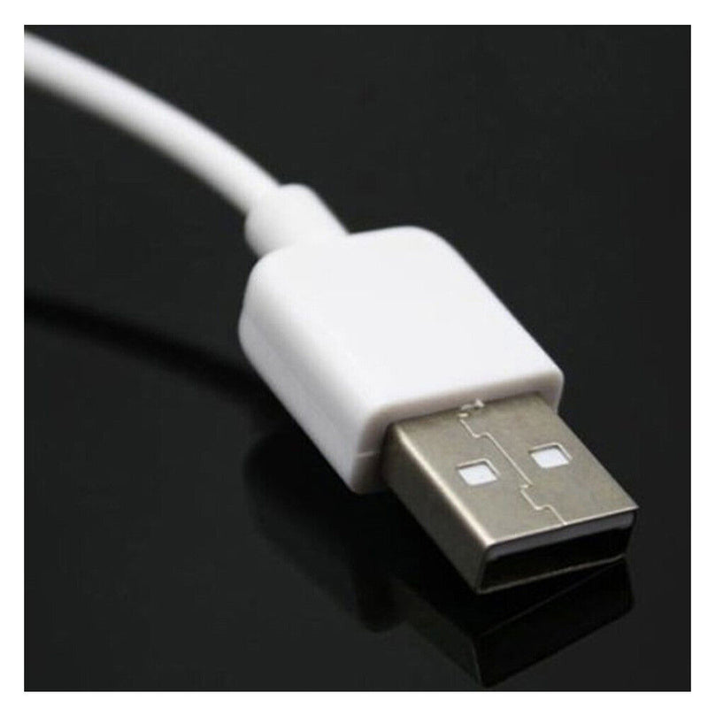 White Male To Female Cord for PC Laptop Notebook USB 2.0 Extension Cable
