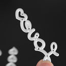 3pcs Love Lines Dies Stencil Craft Embossing Cut Die For DIY Scrapbooking