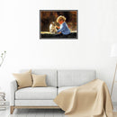 5D DIY Diamond Painting Happy Childhood Hour Cross Stitch Embroidery Mosaic
