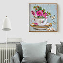 5D DIY Diamond Embroidery Painting Flowers Full Drill Mosaic Cross Stitch Newly