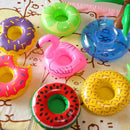 Inflatable Cup Coaster Circle Pool Air Mattress Drink Holder Accessory (B) Newly