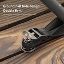 2pcs Camping Tent Nail Fixing Tube Outdoor Canopy Pole Windproof Buckle Holders