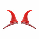 Devil Hair Barrettes Red Horns Ears Hairpin Ghost Hat Halloween Hair Clips