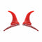 Devil Hair Barrettes Red Horns Ears Hairpin Ghost Hat Halloween Hair Clips