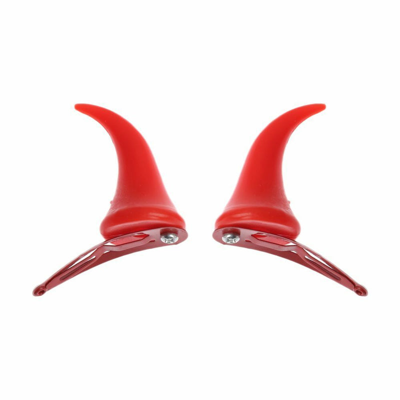 Devil Hair Barrettes Red Horns Ears Hairpin Ghost Hat Halloween Hair Clips