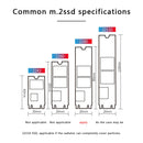 RGB M.2 SSD Heatsink Cooler NGFF 2280 NVMe Solid State Drive Cooler (3-Pin)