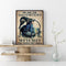 Retro Poster Witch Painting Oil Paint By Numbers Wall Art Home Room Decoration